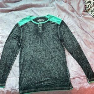 Buckle Black long sleeve shirt